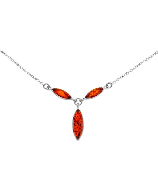 Collier en argent et ambre acheter en ligne