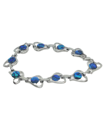 Bracelet plaqué palladium, nacre Pour