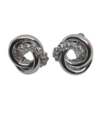 Boucles d'oreilles en or, oxyde de zirconium ou a consommer sur place