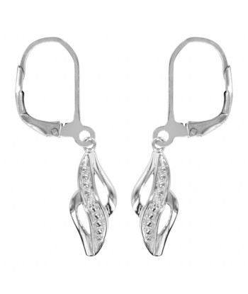 Boucles d'oreilles en argent en linge