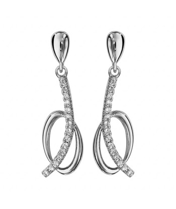 Boucles d'oreilles en argent Véritable concentré