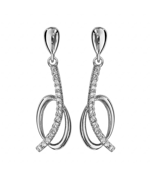 Boucles d'oreilles en argent Véritable concentré