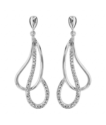 Boucles d'oreilles en argent hantent personnes