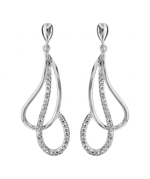 Boucles d'oreilles en argent hantent personnes