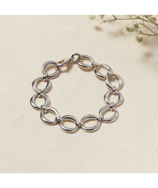 Bracelet mailles souples en argent Economisez 