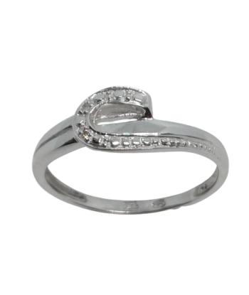 Bague en or gris, diamant Comparez plus de prix