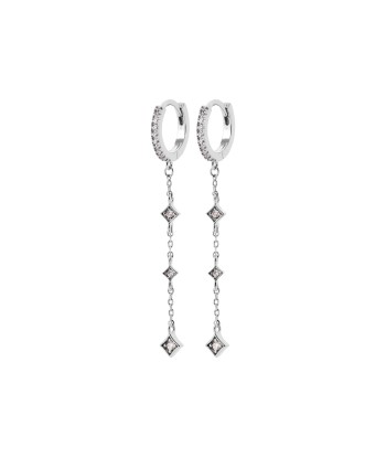 Boucles d'oreilles pendantes Lauriane en argent Les magasins à Paris