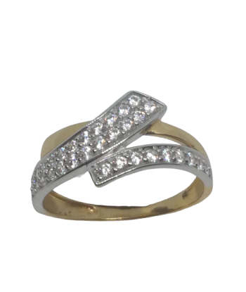 Bague en or, oxyde de zirconium shop