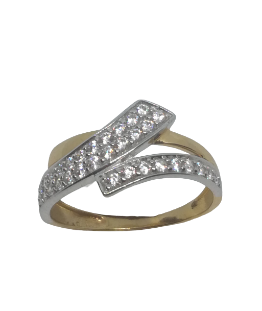 Bague en or, oxyde de zirconium shop