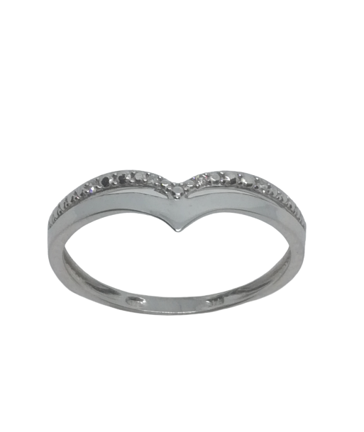 Bague en or gris, diamant acheter en ligne