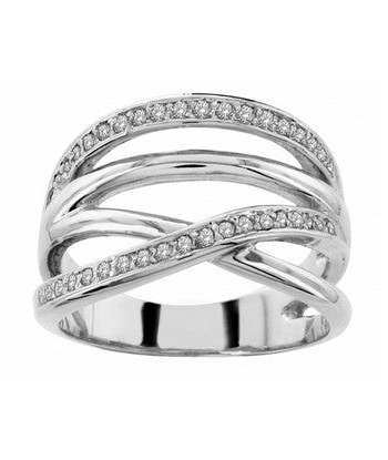 Bague en argent, oxydes livraison gratuite