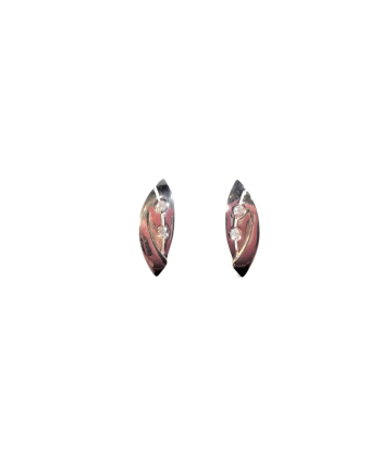 Boucles d'oreilles en or, diamant les ctes