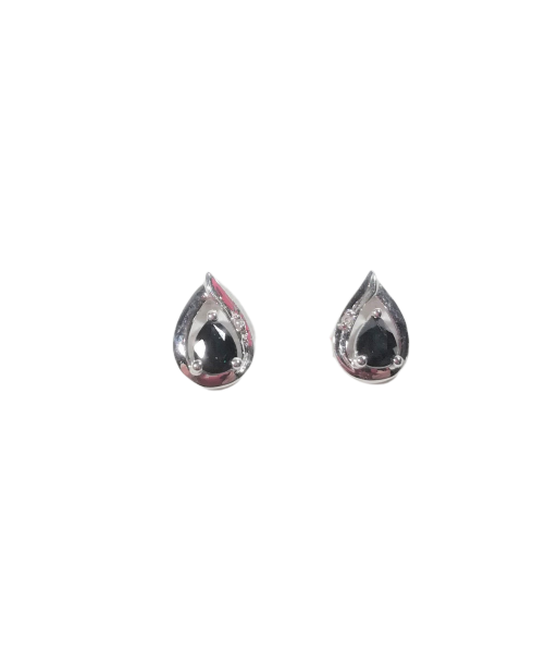 Boucles d'oreilles en or, saphir et diamant prix