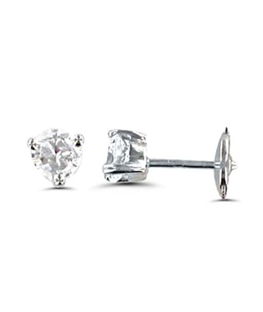 Boucles d'oreilles or, diamant Amélioration de cerveau avec